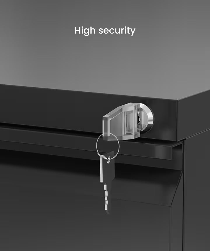 <strong>Sturdy & Lockable</strong>