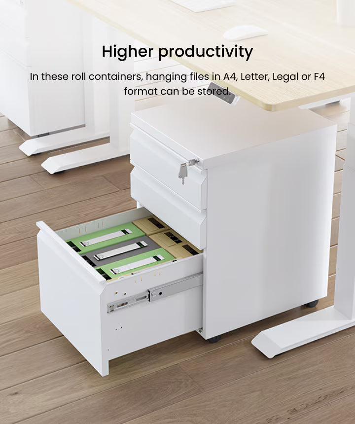 Rolling Cabinet with Drawers